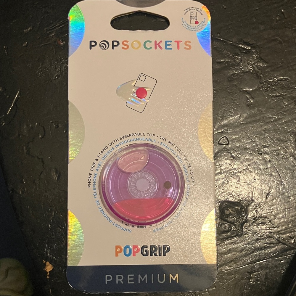 PopSocket PopGrip Premium - Pink and Lavender